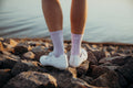 Rennrad Socken "Left/Right“ - Flieder
